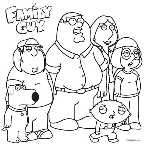 family guy coloring pages|Family Guy Coloring Pages (Free Printable PDF)